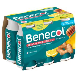 Benecol jogurttijuoma 6x100g sitruuna-hunaja-inkivääri kalorit ja ravintosisältö - 47 kcal