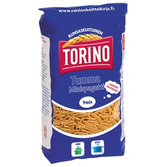 Torino tumma minispagetti 800g kalorit ja ravintosisältö