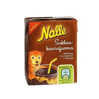 Nalle suklaakaurajuoma 2dl UHT kalorit ja ravintosisältö - 58 kcal