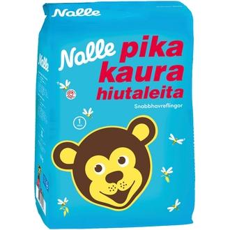 Nalle 1,5kg pikakaurahiutaleita kalorit ja ravintosisältö