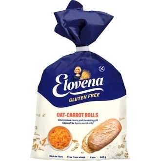 Elovena 400g gluteenittomat kaura-porkkanasämpylät, pakaste kalorit ja ravintosisältö