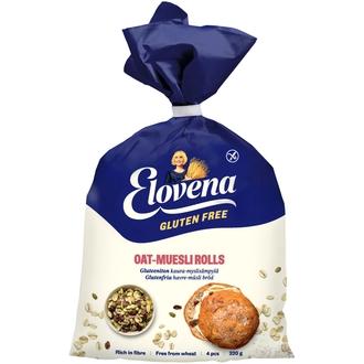 Elovena 320g gluteenittomat kaura-myslisämpylät, pakaste kalorit ja ravintosisältö