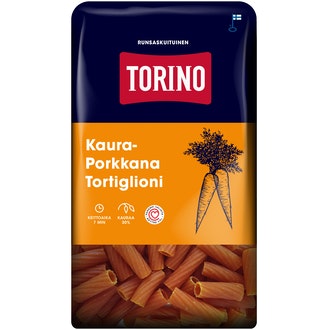 Torino 400g kaura-porkkanapasta kalorit ja ravintosisältö