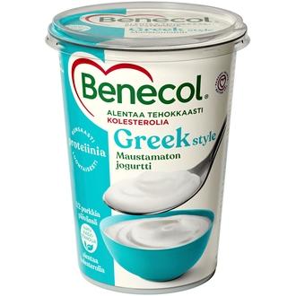 Benecol 450g maustamaton kreikkalaistyylinen jogurtti kalorit ja ravintosisältö