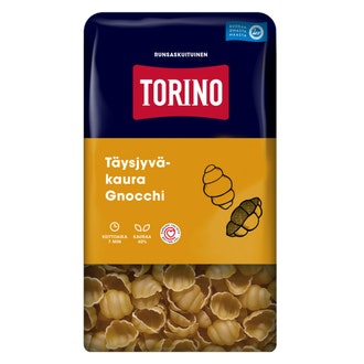 Torino 400g täysjyväkaura gnocchi pasta kalorit ja ravintosisältö