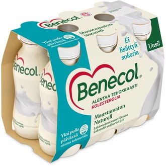 Benecol jogurttijuoma 6x100g maustamaton kalorit ja ravintosisältö