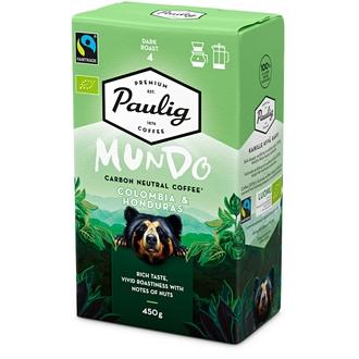 Paulig Mundo Colombia & Honduras luomu kahvi suodatinjauhatus 450g