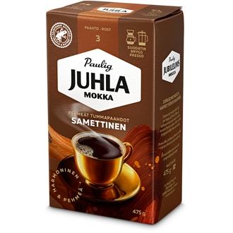 Paulig Juhla Mokka Samettinen kahvi suodatinjauhatus 475g