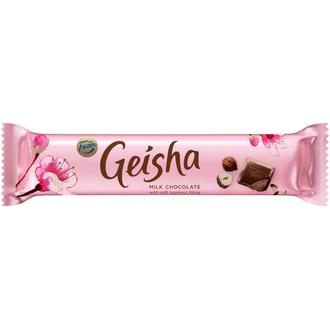 Fazer Geisha hasselpähkinänougat suklaapatukka 37g kalorit ja ravintosisältö - 550 kcal