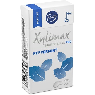 Xylimax peppermint 38g täysksylitolipastilleja kalorit ja ravintosisältö