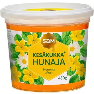 SAM Kesäkukka hunaja juokseva 450g kalorit ja ravintosisältö