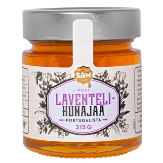 SAM Signature 315g Villilaventelihunajaa Portugalista kalorit ja ravintosisältö