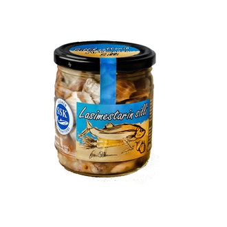 Suomen Sillikonttori lasimestarinsilli 480g/230g kalorit ja ravintosisältö