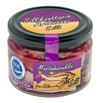 Suomen Sillikonttori mustaherukkasilli 280g/140g kalorit ja ravintosisältö - 926 kcal