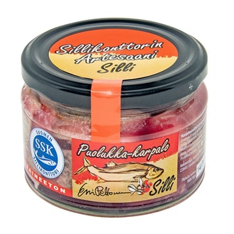 Suomen Sillikonttori puolukka-karpalosilli 280g/140g kalorit ja ravintosisältö