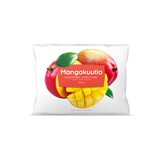 Pakkasmarja 250g Mangokuutiot kalorit ja ravintosisältö