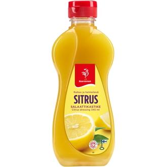 Saarioinen Sitrussalaattikastike 345 ml kalorit ja ravintosisältö - 413 kcal
