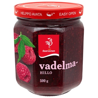 Saarioinen Vadelmahillo 500g kalorit ja ravintosisältö - 180 kcal