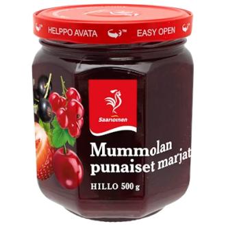 Saarioinen Mummolan punaiset marjat hillo 500g
