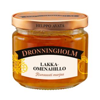Dronningholm Lakka-omenahillo 280g kalorit ja ravintosisältö - 155 kcal