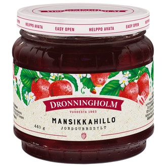Dronningholm Mansikkahillo 440g kalorit ja ravintosisältö - 195 kcal