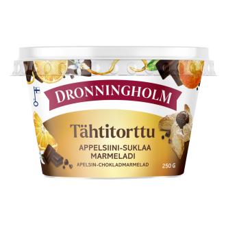 Dronningholm Tähtitorttu Appelsiini-suklaamarmeladi 250g kalorit ja ravintosisältö - 186 kcal
