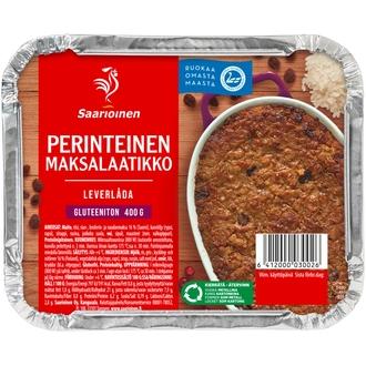 Saarioinen Maksalaatikko 400g kalorit ja ravintosisältö