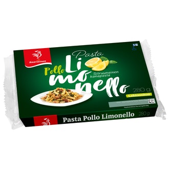 Saarioinen pasta pollo limonello 280g kalorit ja ravintosisältö