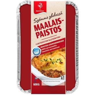 Saarioinen Syömme yhdessä Maalaispaistos 600 g kalorit ja ravintosisältö - 106 kcal