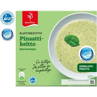 Saarioinen Pinaattikeitto 300g kalorit ja ravintosisältö - 75 kcal