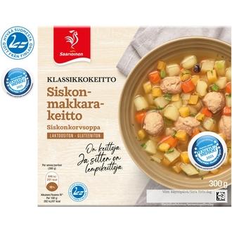 Saarioinen Siskonmakkarakeitto 300g kalorit ja ravintosisältö - 67 kcal
