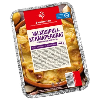 Saarioinen Valkosipulikermaperunat 700g kalorit ja ravintosisältö - 100 kcal