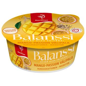 Saarioinen Balanssi kaurainen mango-passion välipala 130g kalorit ja ravintosisältö - 90 kcal
