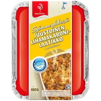 Saarioinen Syömme yhdessä Juustoinen lihamakaronilaatikko 650g kalorit ja ravintosisältö - 149 kcal
