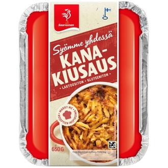 Saarioinen Syömme yhdessä Kanakiusaus 650 g kalorit ja ravintosisältö - 133 kcal