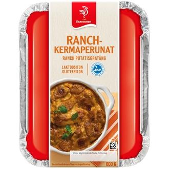 Saarioinen Ranch-kermaperunat 600 g kalorit ja ravintosisältö - 123 kcal