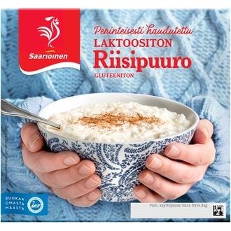 Saarioinen Laktoositon riisipuuro 270g kalorit ja ravintosisältö - 94 kcal