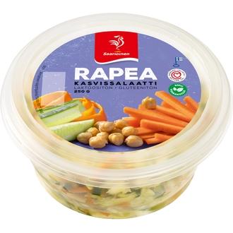 Saarioinen Rapea kasvissalaatti 250g kalorit ja ravintosisältö