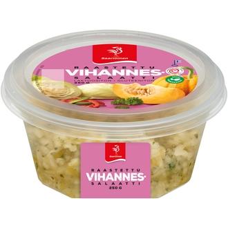 Saarioinen Raastettu vihannessalaatti 250g kalorit ja ravintosisältö - 89 kcal