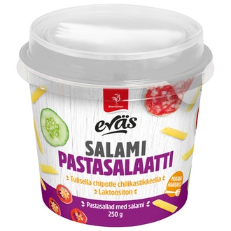 Saarioinen Eväs salami-pastasalaatti 250g kalorit ja ravintosisältö - 230 kcal