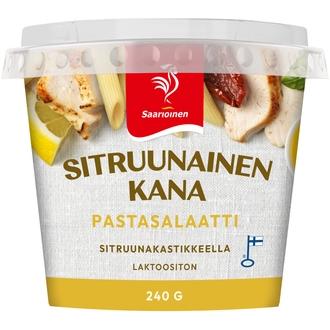 Saarioinen Sitruunainen kanapastasalaatti 240 g kalorit ja ravintosisältö - 205 kcal