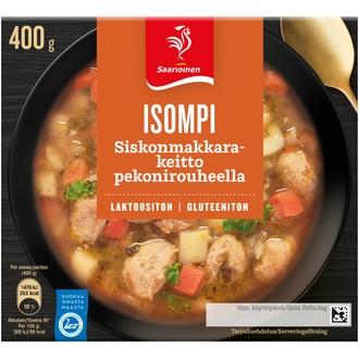 Saarioinen Isompi Siskonmakkarakeitto 400g kalorit ja ravintosisältö - 88 kcal