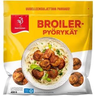 Saarioinen Broilerpyörykät 400g kalorit ja ravintosisältö - 215 kcal