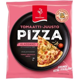 Saarioinen Tomaatti-juustopizza 200g kalorit ja ravintosisältö - 219 kcal