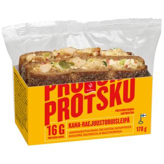 Saarioinen PROTSKU Kana-raejuustoruisleipä 170g kalorit ja ravintosisältö - 202 kcal