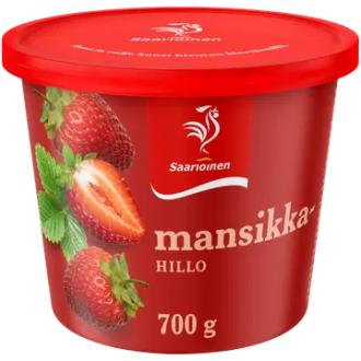 Saarioinen Mansikkahillo 700g kalorit ja ravintosisältö - 167 kcal