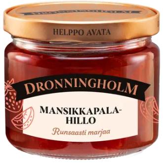 Dronningholm Mansikkapalahillo 280 g kalorit ja ravintosisältö