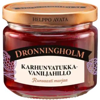 Dronningholm Karhunvatukka-vaniljahillo 280 g kalorit ja ravintosisältö - 164 kcal