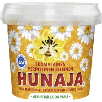 Hunajayhtymä Suomalainen Perinteinen Kiteinen Hunaja 450g kalorit ja ravintosisältö