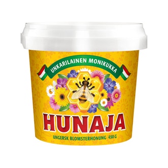 Hunajayhtymä unkarilainen monikukkahunaja 450g kalorit ja ravintosisältö